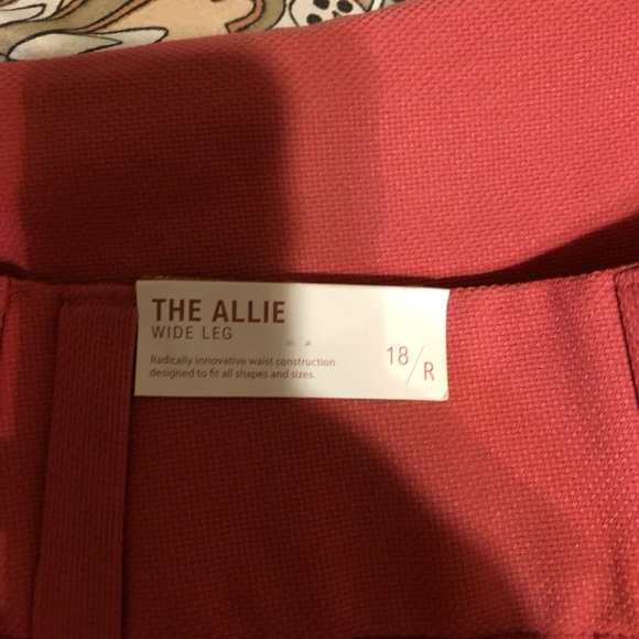 Lane Bryant Salmon Pink Allie wideleg with cuff - Picture 3 of 3